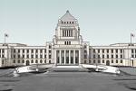市役所庁舎の写真